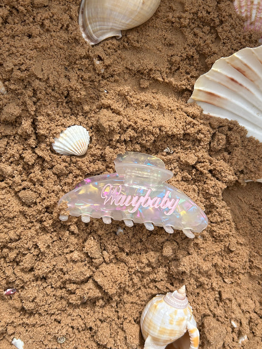 Ocean Pearl Claw Clip