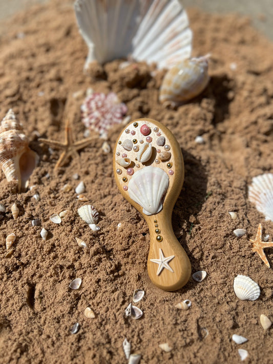 Mermaid mini hairbrush ￼